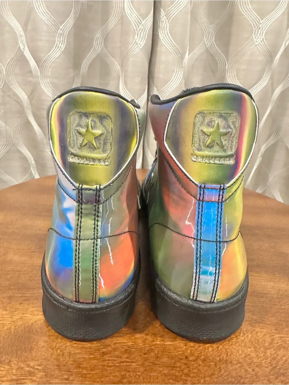 Converse Pro Leather "Spectrum" Iridescent, Multicolored Sneakers - Picture 7 of 13